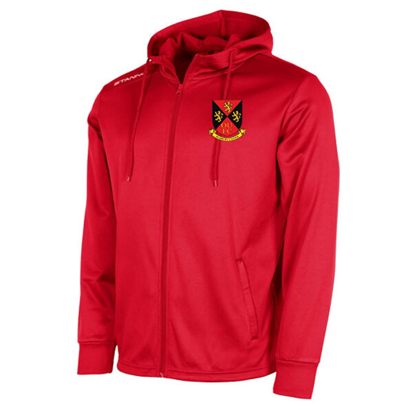 Oldbury United Field Full Zip Hoody Red Thumbnail