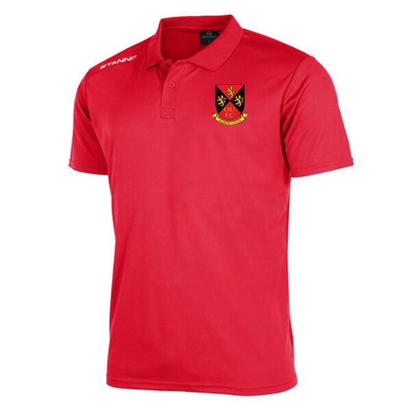 Oldbury United Field Poloshirt Red Thumbnail